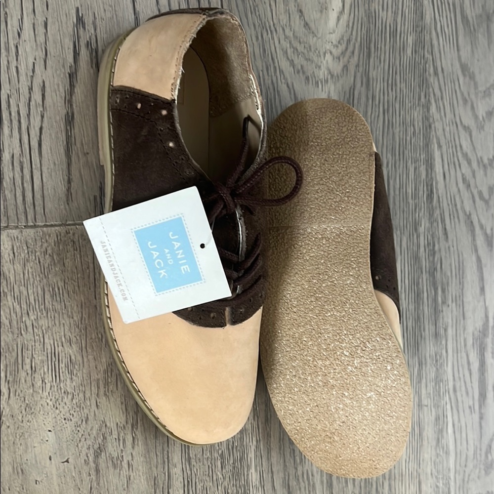 Janie and Jack Two-Tone Oxford Shoes - Picture 6 of 7
